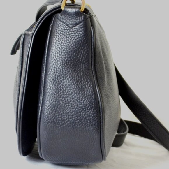 Marc Jacobs Leather Mini Empire City Leather Messenger Saddle Crossbody bag - Picture 5 of 12